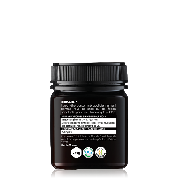 Comptoirs & Compagnies -- Miel de manuka iaa10+ (mgo 263) (origine Nouvelle zélande) - 250 g